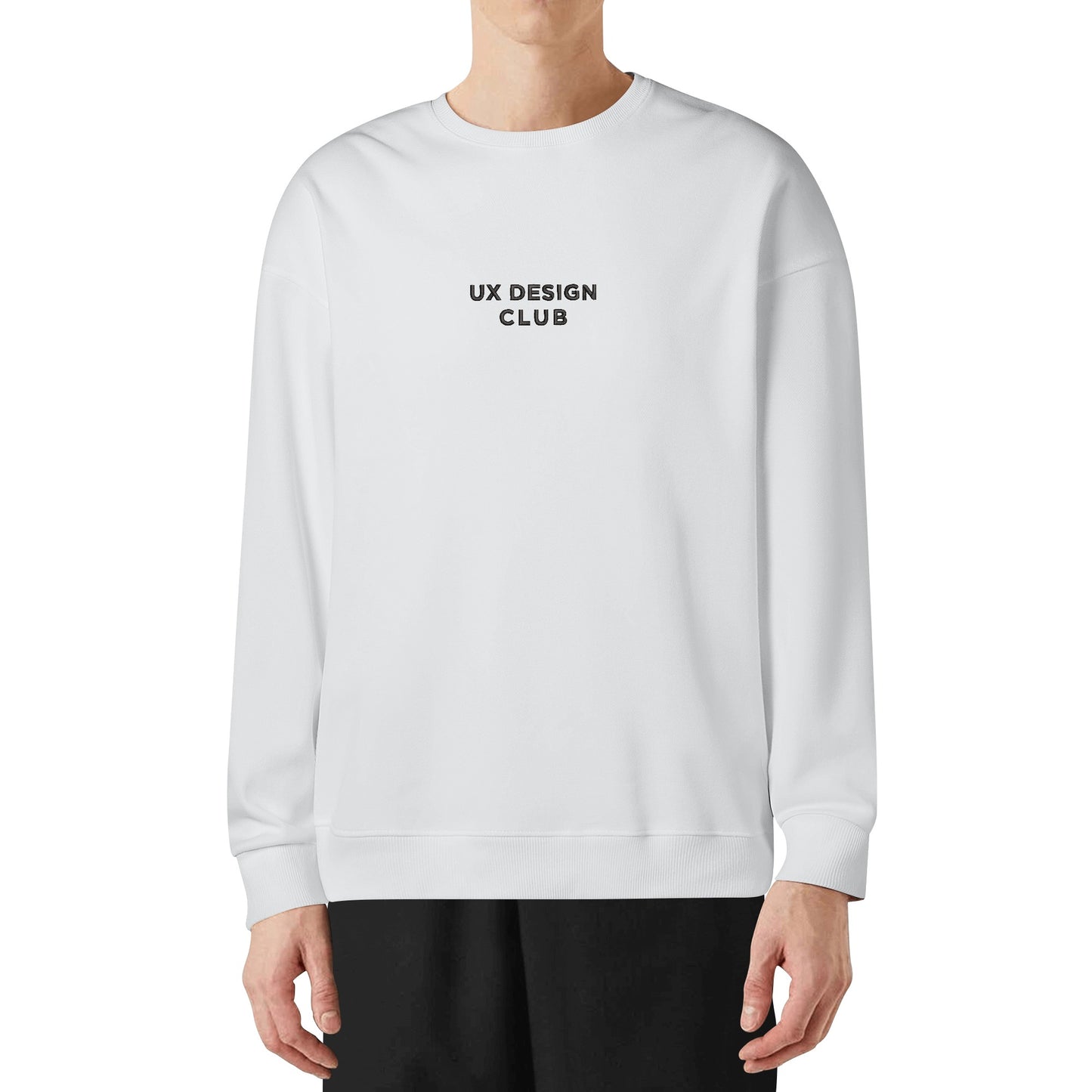 Embroidered Pullover Sweater / UX Design Club