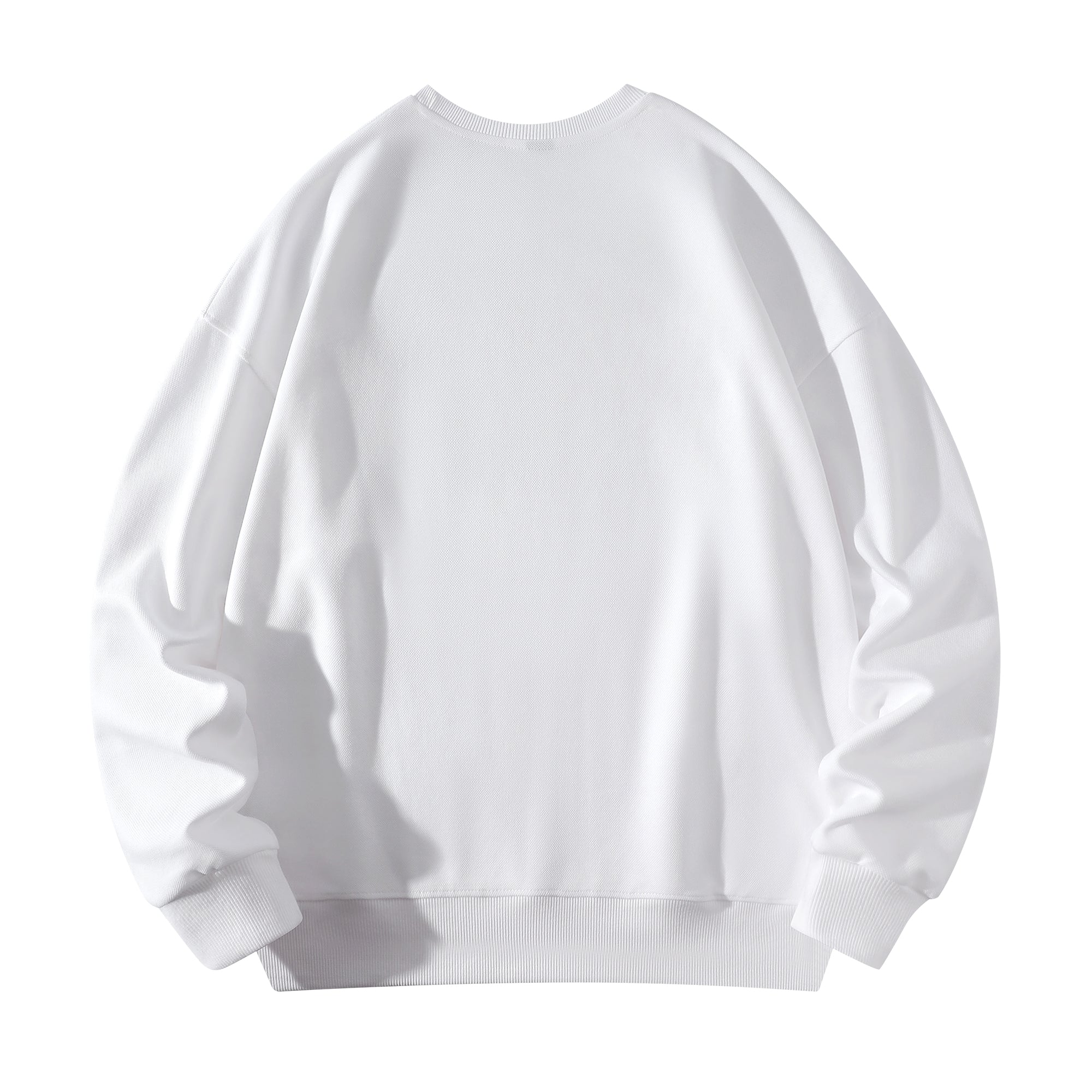 Plain white clearance pullover sweater